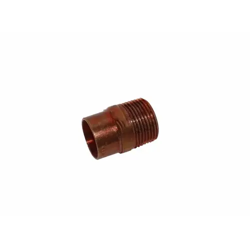 .75" Copper Male Adapter Brown