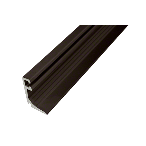 Door Glass Stop for 1" Glass, Dark Bronze Anodized - 24'-2"