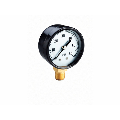 Ocean Blue Water 191105 .25" Back Mount Pressure Gauge