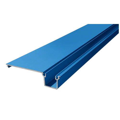 CRLU.S. Aluminum RF10071 Door Jamb/Vertical Flat Filler, Custom Paint 21'8" Stock Length