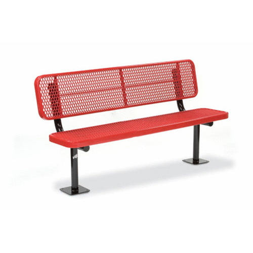 6' Fusion Advantage Finish Victory Surface Mount Deep Seated Bench With Back Variety Of Combinations