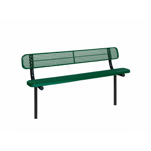 Anova F1064 8' Fusion Advantage Finish Victory Permanent Bench With Back Variety Of Combinations