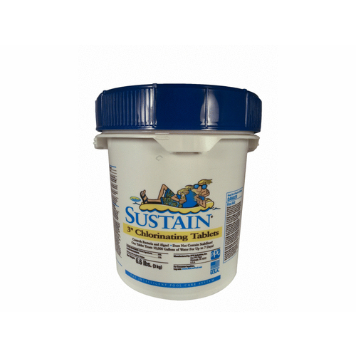 Sustain W8000380 6.6 Lb Pail 3" Chlorinating Tablets Various