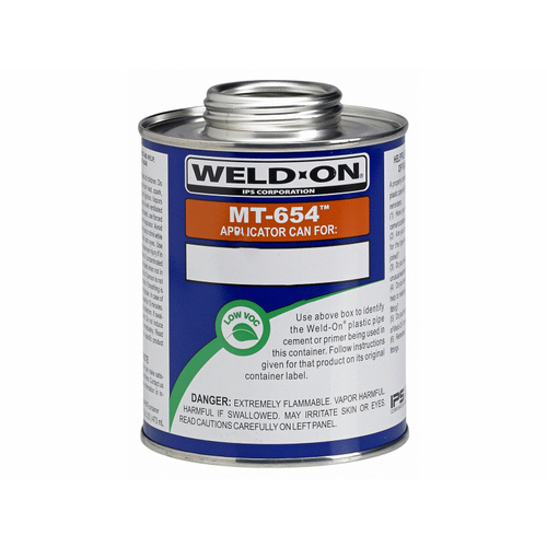 Weld-On 10015 Mt-654 Empty Pt Glue Can