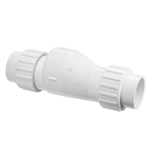 Magic Plastics 0823-20MC Clear 2# 2" Union Check Valve W/magnet White