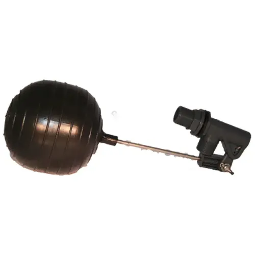1"mpt Plastic Float Valve W/ 5" Round Ball