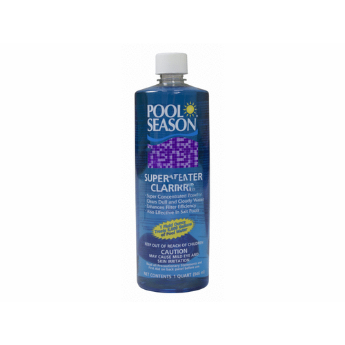 Pool Season 013-1270 Qt Pool Season Super Water Clarifier Blue