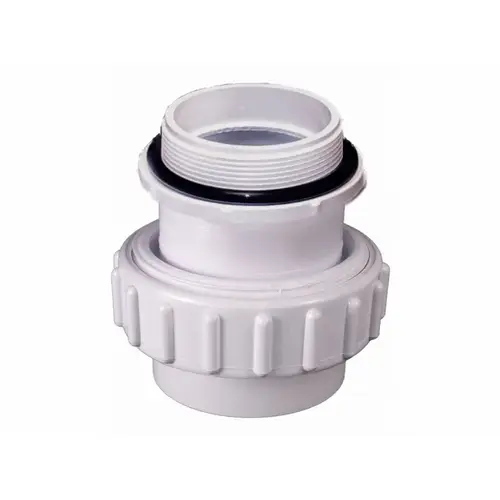 1.5"mptx2"s Long Self-sealing Union W/ Oring White