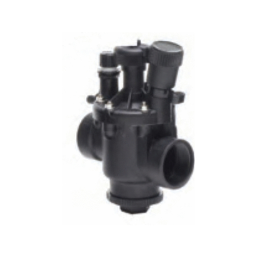 1.5" P-220 Series Plastic Electric Valve Pressure Regulated With Ez Reg Black