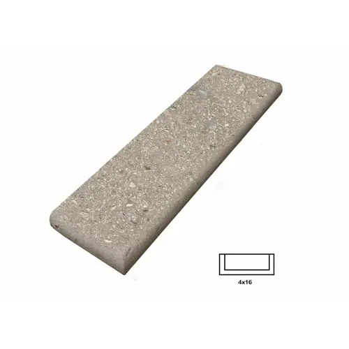 Artistic Pavers 3SBCSLCF416 4x16 3-sided Cafe Bullnose Shellock Coping