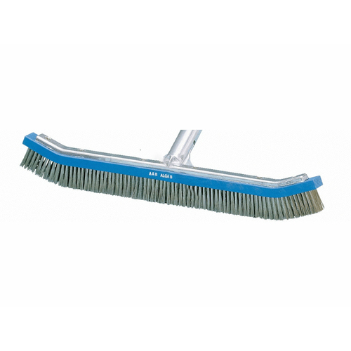 A&B Brush Manufacturing 5040 18" Commercial Curved Algae Brush With Straight Ss Bristles