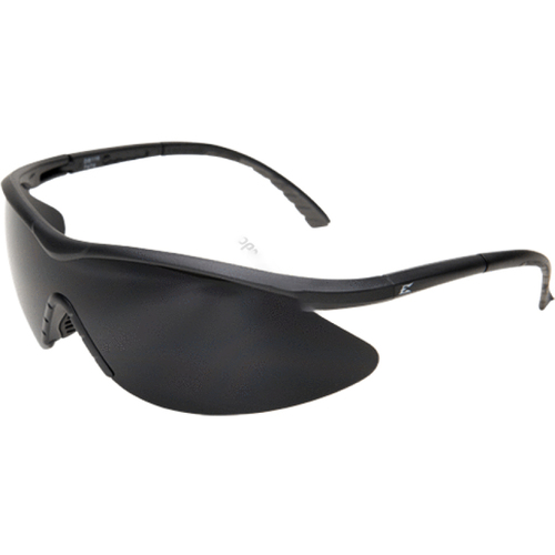 EDGE SAFETY EYEWEAR DB116 Wolf Peak Blk Banraj Smoke Lenses