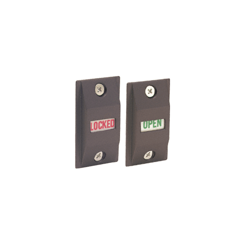 Dark Bronze Opened/Locked Lock Indicator