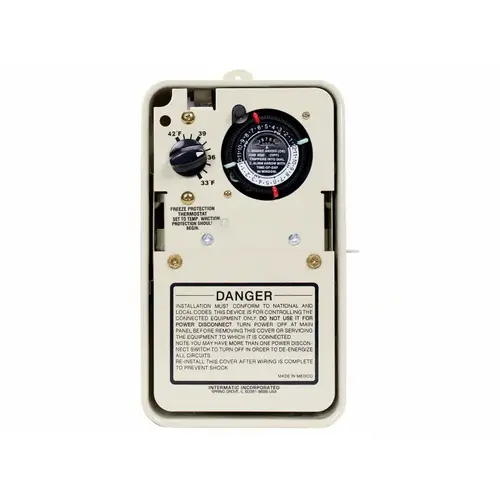 Freeze Protection Timer W/ Thermostat & Type 3r Metal Enclosure 240v
