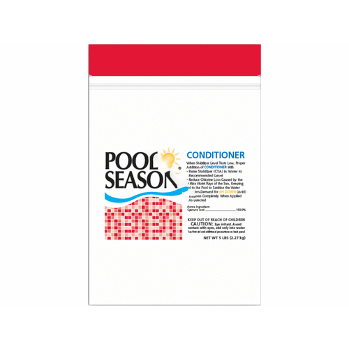 Pool Season PCYA5-SN 50-8005  5# Pouch Pool Season Conditioner White to off-white