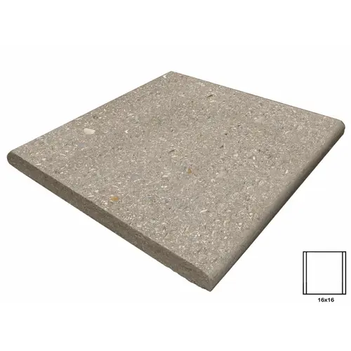Artistic Pavers 2SBCSLCF16 16" X 16" Cafe Shellock Double Sided Bullnose Coping