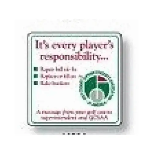 Standard Golf 12"x12" Sign