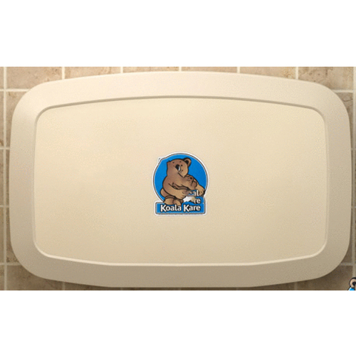 KOALA KARE PRODUCTS KB200-00 Cream Horizontal Wall Mounted Changing Station