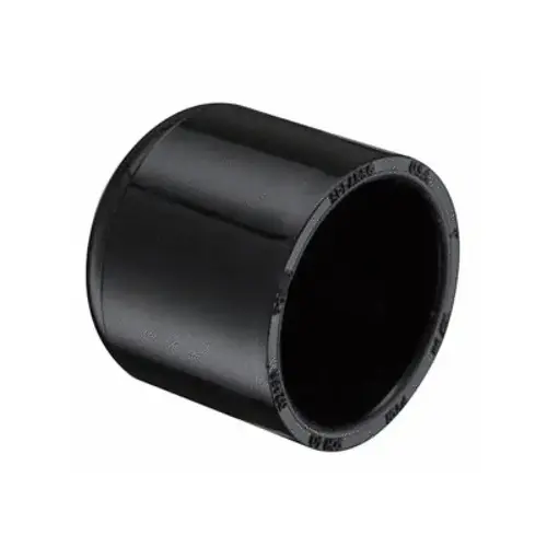 2" Black Socket Sch40 Pvc Cap