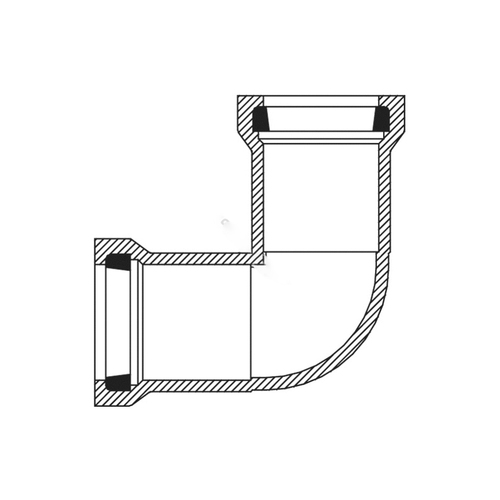 2.5" Pvc 90 degree Bend For Ips Pressure Pipe