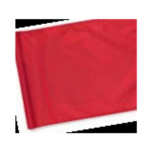 STANDARD GOLF COMPANY 22190T Red Nylon Plain Flags 200 Denier Tube-lock Set Of 9