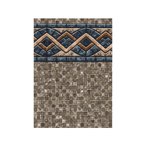 Swimline LI1554SMU25 15'x54" Rd Hg Stone Mosaic Ub Ag Liner