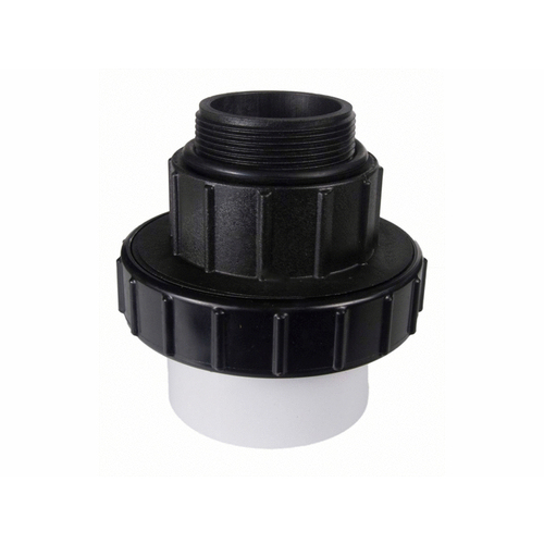 2" Mip X 2" Socket High Temperature Self-sealing Union Black