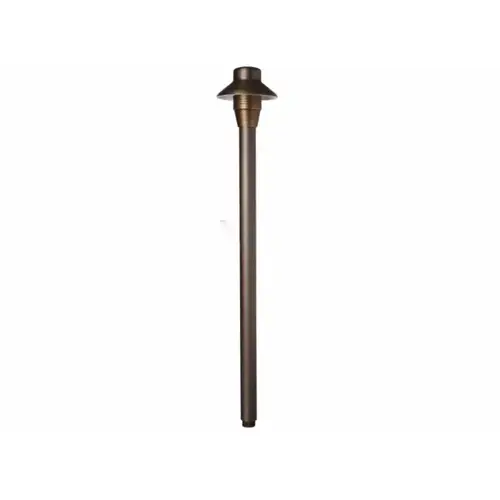 12v Weathered Brass Led Lancer 4 Area Light 3000k