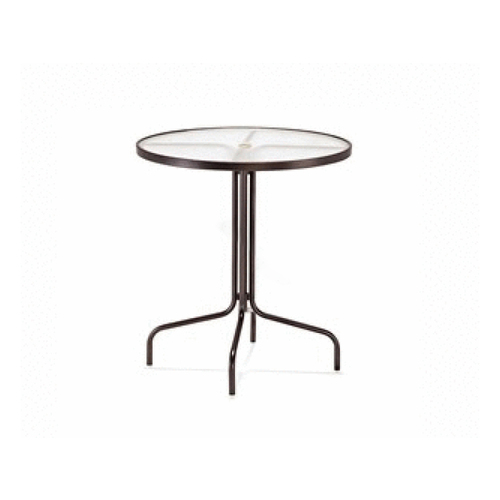 TEXACRAFT M1538 36" Winston Acrylic Bar Hg Table W/ Umbrella Hole