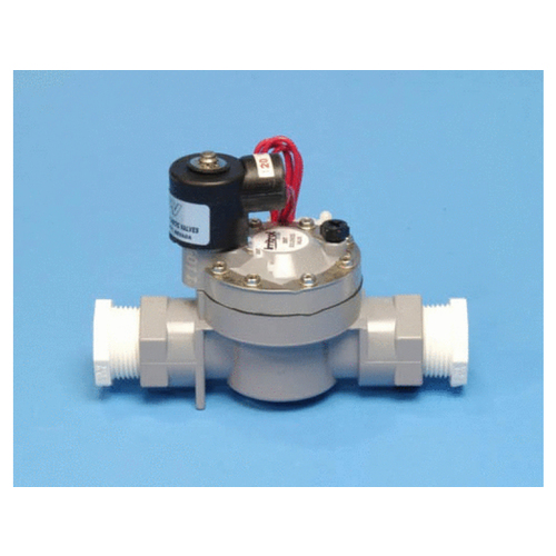 INDUSTRIAL PLASTIC VALVES 205TBV-E120A Diaphragm Type High Flow Valves 1" 120v Gray