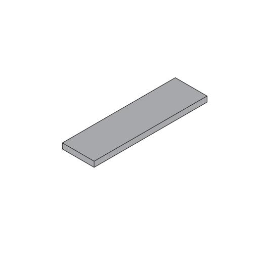 Series 45X 4" Setting Block for Interior Glazing Intermediate Horizontal - 100/Pk