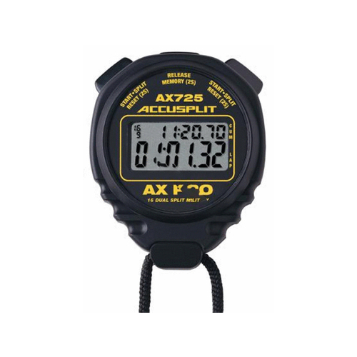 ACCUSPLIT INC AX725BK Black Accusplit Ax725 Ax Pro Memory Series Professional Stopwatches