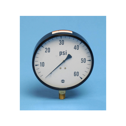 NISCO G45-P500-2L-10 4-1/2" Dial 60 Psi Dry Pressure Gauge