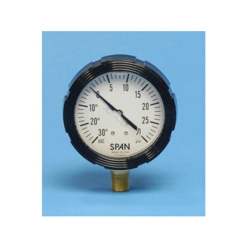 NISCO G25-800LF-2L-03 2-1/2" 30-30 Vac/psi Filled Compound Gauge