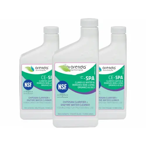 ORENDA TECHNOLOGIES ORE-50-147 Chitosan Clarifier + Enzyme Spa 32 fl oz Bottle