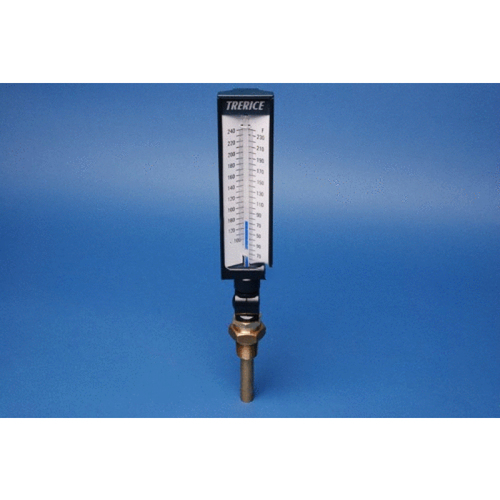 NISCO AX9140-3-07SPB 7" 30- 240 Vari-angle Inline Thermometer