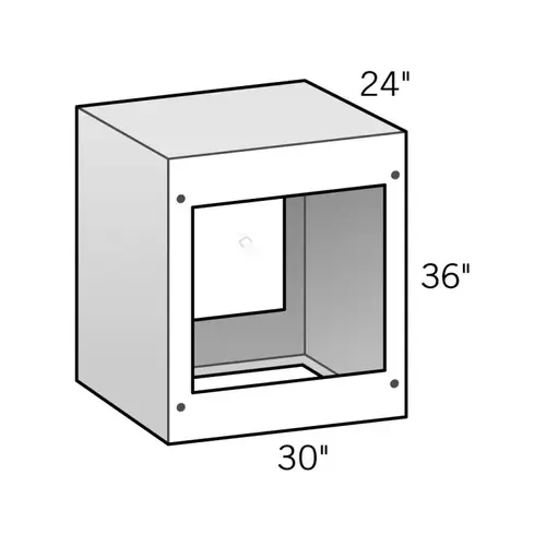 ELDORADO STONE LLC OLPLS0024 36"x24"x30" Straight Cabinet