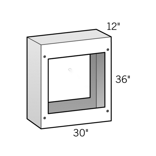 ELDORADO STONE LLC OLPLS0012 36"x12"x30" Straight Cabinet