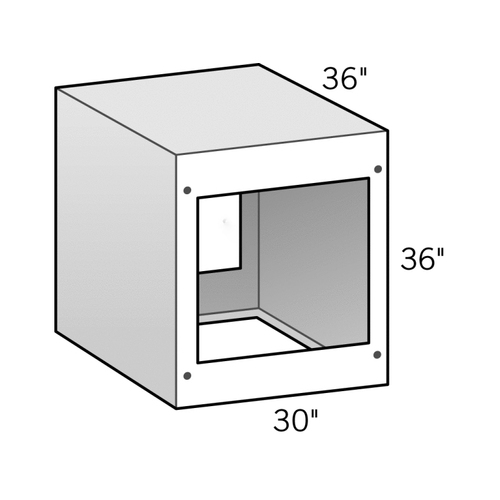 ELDORADO STONE LLC OLPLS0036 36"x36"x30" Straight Cabinet