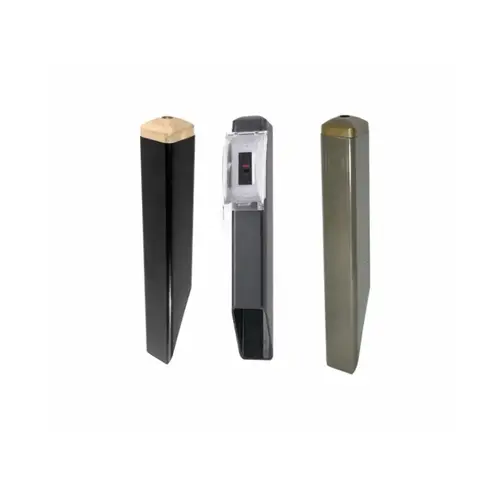 FOCUS INDUSTRIES, INC. FA-25-BRT 12v Bronze Texture Commercial Mounting Pedestal With Aluminum Cap