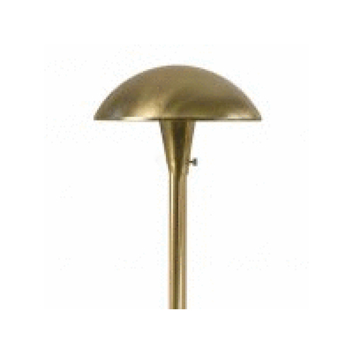 8" Bronze Texture Cast Aluminum Mushroom Hat Area Light With Adjustable Hub