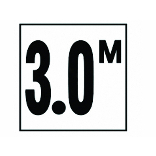 4in Smooth Metric 3.0 M Depth Marker