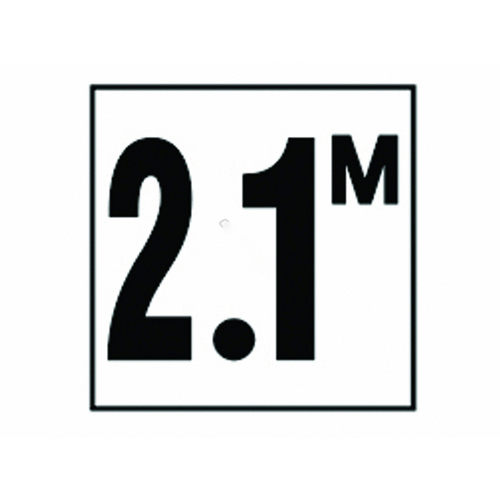 4in Non-skid Metric 2.1 M Depth Marker