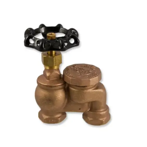 AQUALINE ASW-075 .75" Brass Anti-siphon Valve W/ Wheel Handle