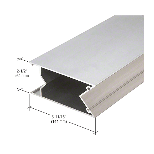 90 Degree Inside Corner Mullion, Clear Anodized Class 1 - 24'-2" Stock Length