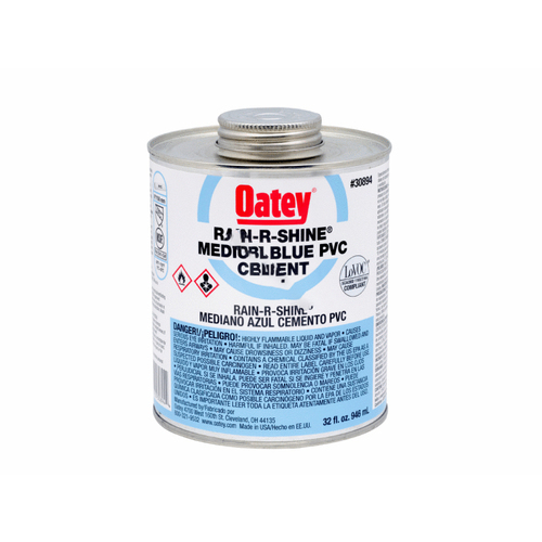Oatey Supply Chain Services Inc 30894 Blue Can Rain-r-shine Glue Blue Mb Qt