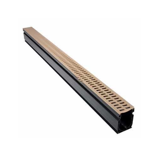 6' Slim Channel Drain W/ Sand Grate