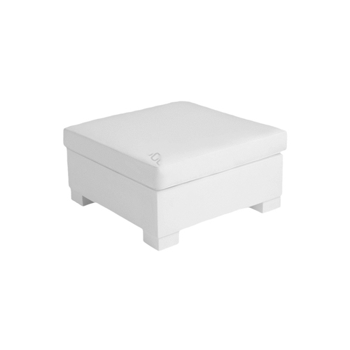 LEDGE LOUNGER INC LL-SG-S-O-SET-W-STD White Signature Sectional Ottoman