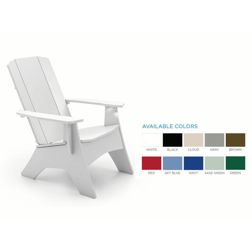 LEDGE LOUNGER INC LL-MS-A-GN Green Mainstay Adirondack Deck Chair