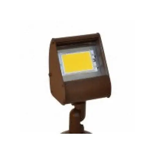 FOCUS INDUSTRIES, INC. DL-04-LEDP412VBRT 12v Bronze Texture Aluminum Floodlight With 4w Led Integrated Panel